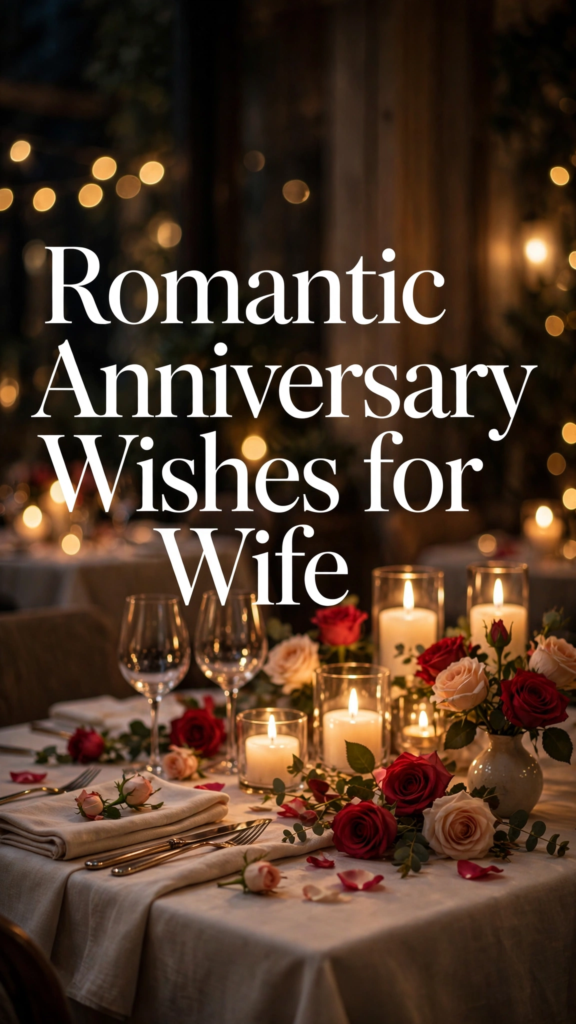 Romantic Anniversary Wishes for Wife