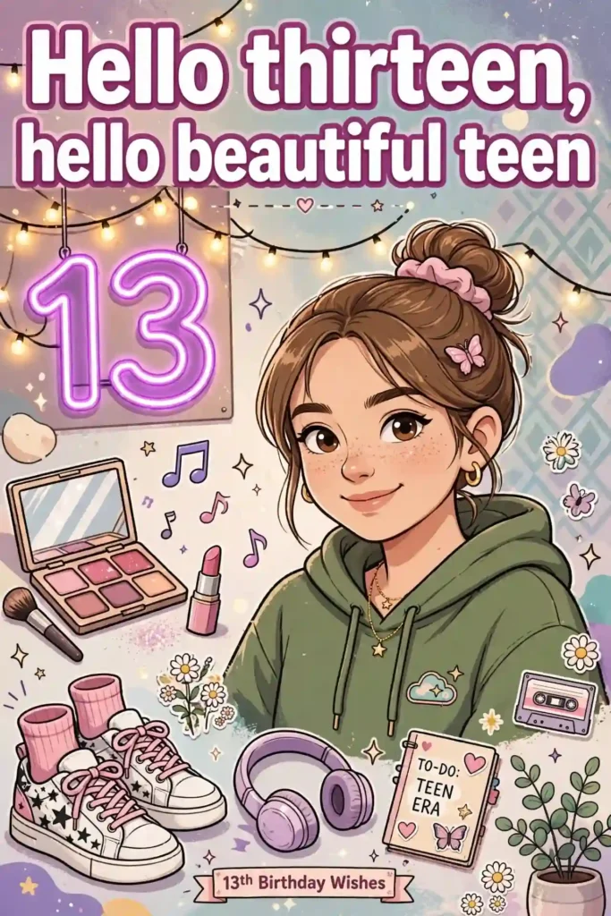 13th Birthday Wishes for Teenage Daughter