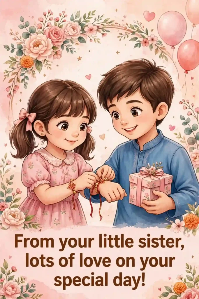 Birthday Messages for Brother From Sister