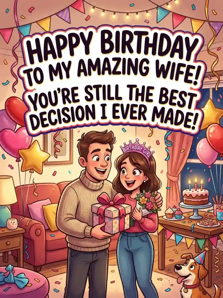 Birthday Wishes From Husband to Wife