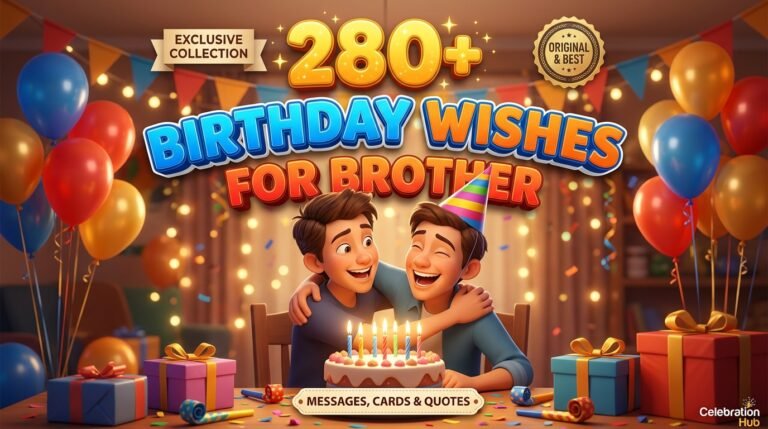 280+ Unique Birthday Wishes for Brother That He Will Always Remember 280+ Unique Birthday Wishes for Brother That He Will Always Remember