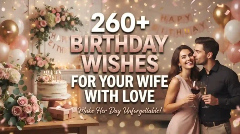 260+ Birthday Wishes for Your Wife With Love: Heartfelt Birthday Messages 260+ Birthday Wishes for Your Wife With Love: Heartfelt Birthday Messages
