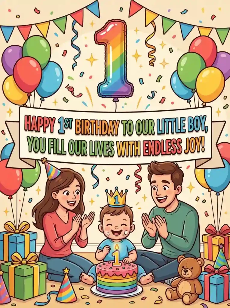 Celebrating Your Son’s First Year of Joy