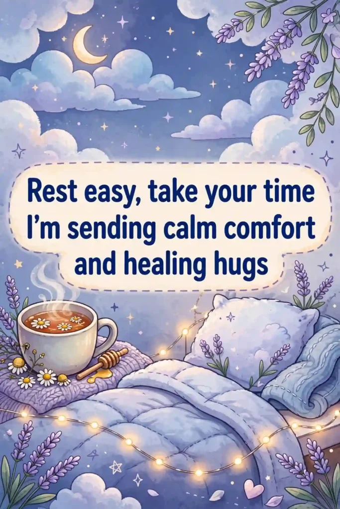 Comforting Messages for Someone Sick