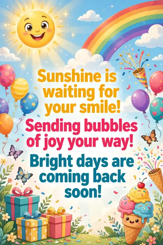 Cute Messages for a Sick Child