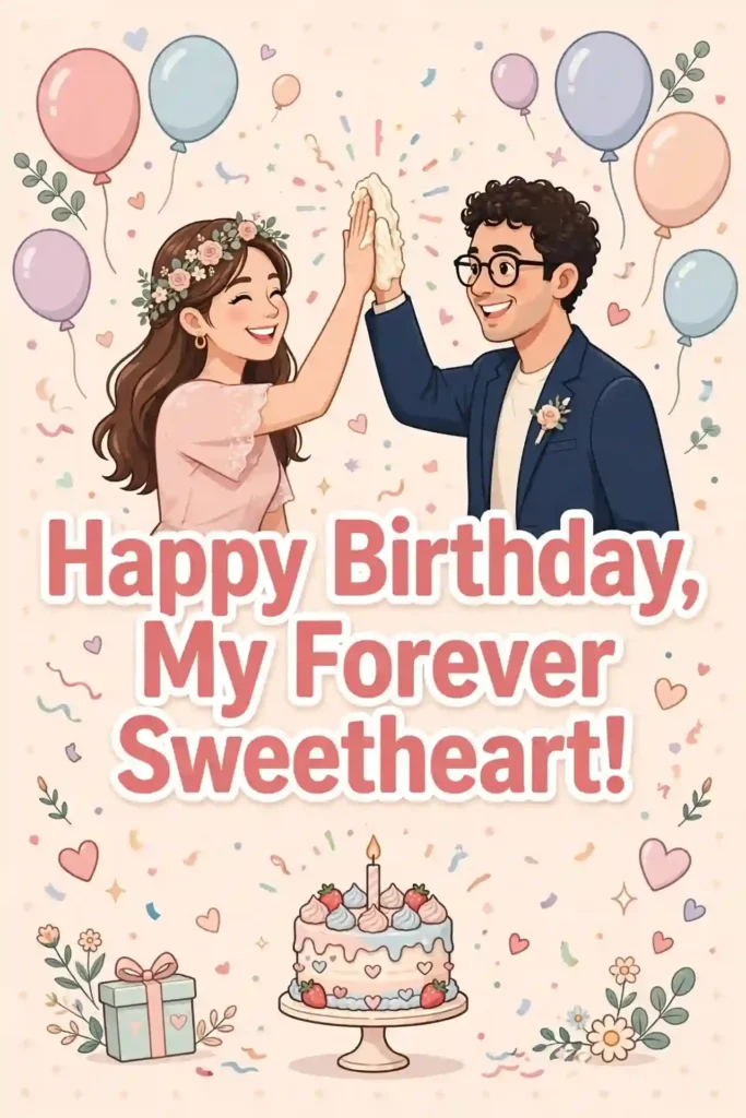 First Birthday Together After Marriage