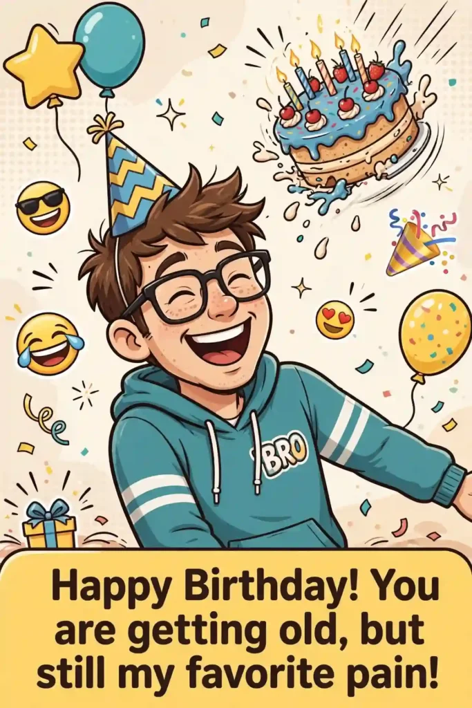 Funny Birthday Messages for Brother to Make Him Smile