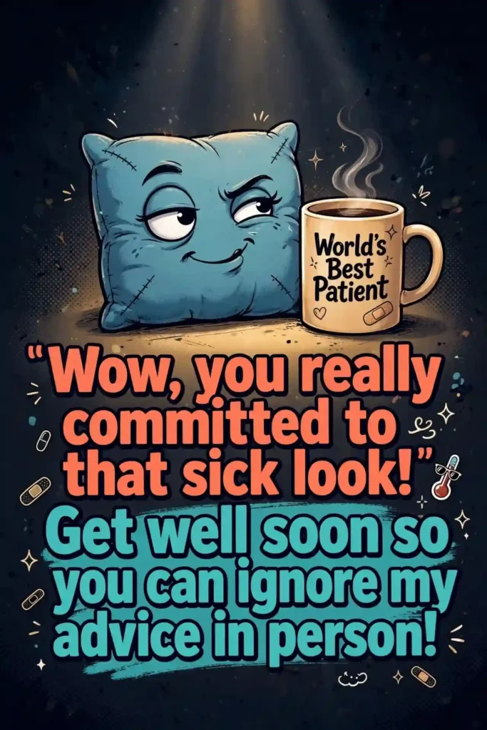 Funny Wishes for a Hospitalized Friend
