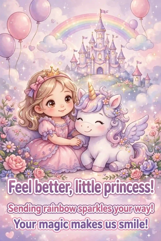 Get Well Soon Wishes for a Little Girl