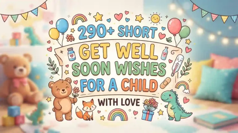 290+ Short Get Well Soon Wishes for a Child With Love 290+ Short Get Well Soon Wishes for a Child With Love