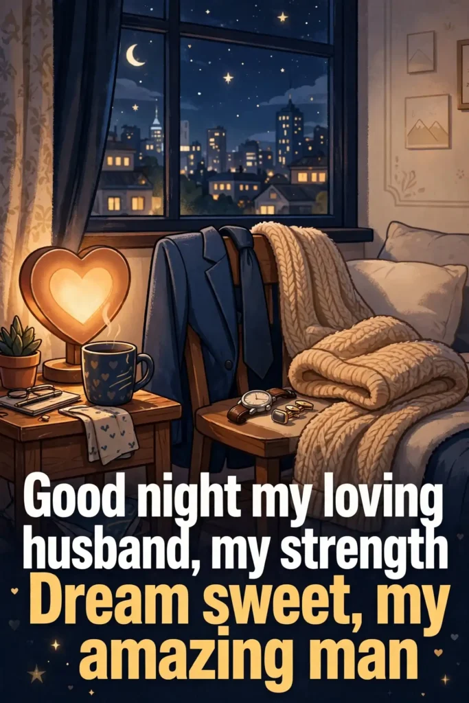 Good Night Love Wishes for Husband