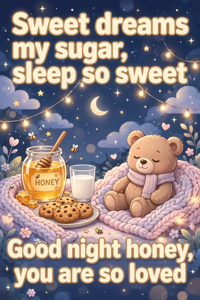 Good Night Love Wishes for Wife