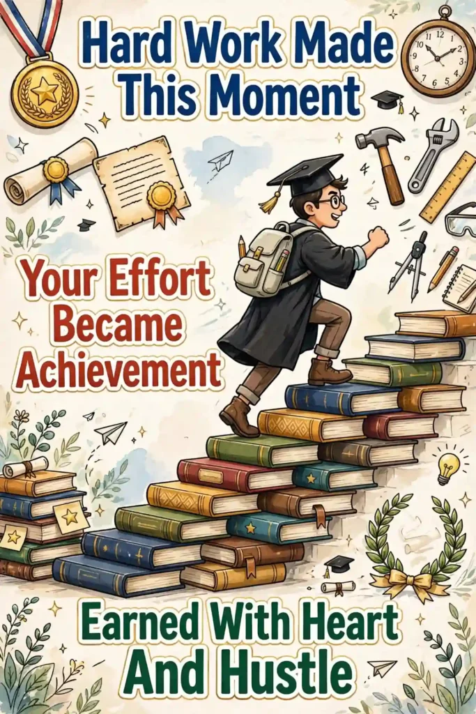 Graduation Quotes About Hard Work and Achievement