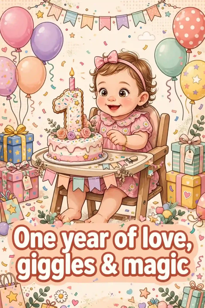 Heart Touching Birthday Wishes for Baby Daughter