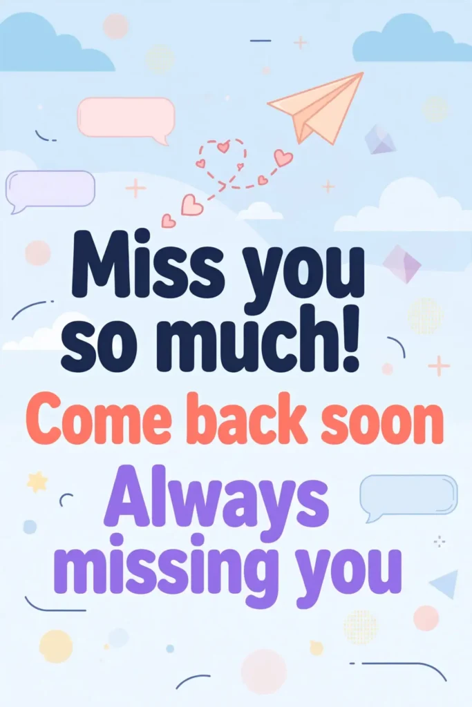 I Miss You Messages for Her