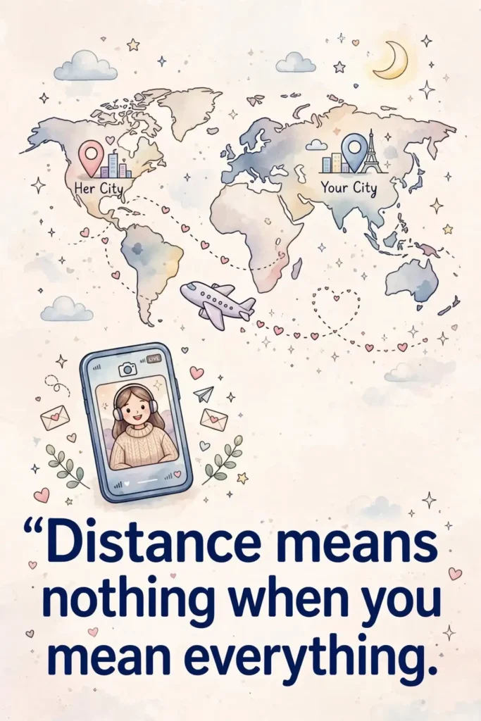 Long Distance Love Messages for Her