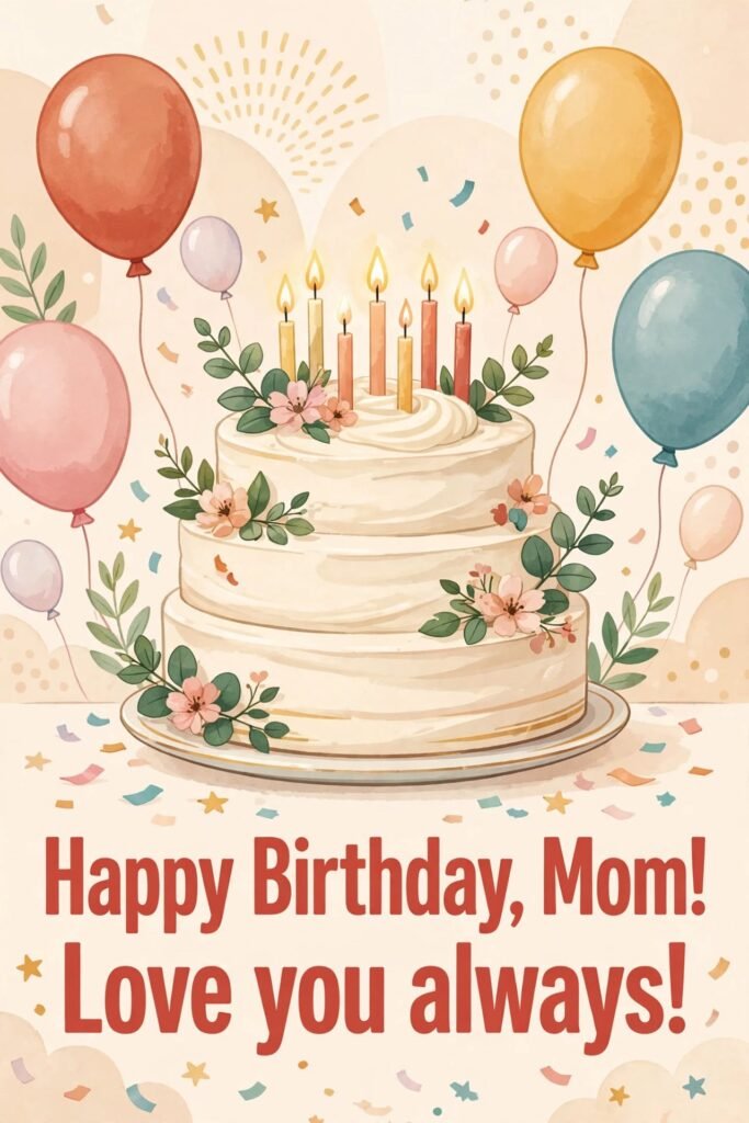 Short Birthday Wishes for Mom