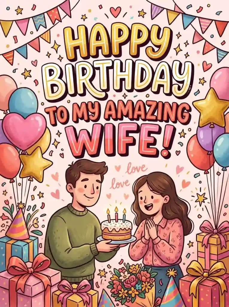 Short Birthday Wishes for Wife
