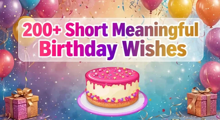 200+ Short Meaningful Birthday Wishes That Say More 200+ Short Meaningful Birthday Wishes That Say More