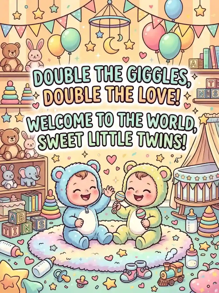 Short Wishes for Twin Babies