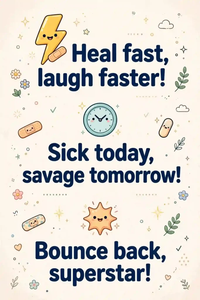 Silly Wishes for a Sick Friend