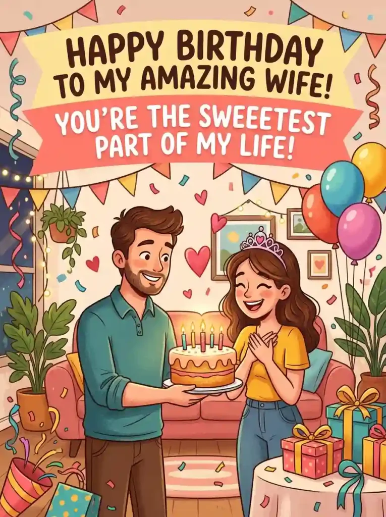 Sweet Birthday Messages for Wife