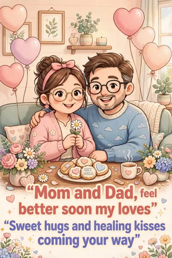 Sweet Get Well Soon Wishes for Mom and Dad
