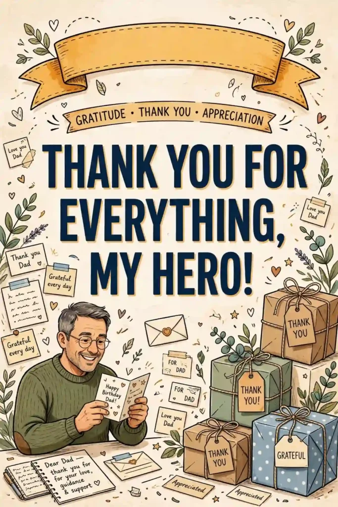 Thank You Birthday Messages for Father