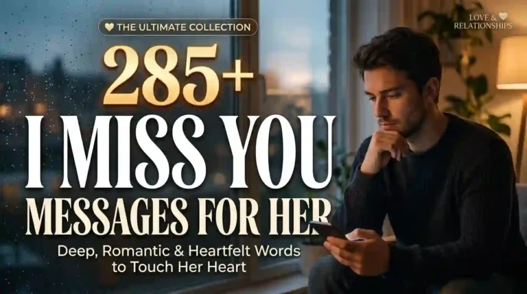 285+ I Miss You Messages for Her to Express Your Love 285+ I Miss You Messages for Her to Express Your Love