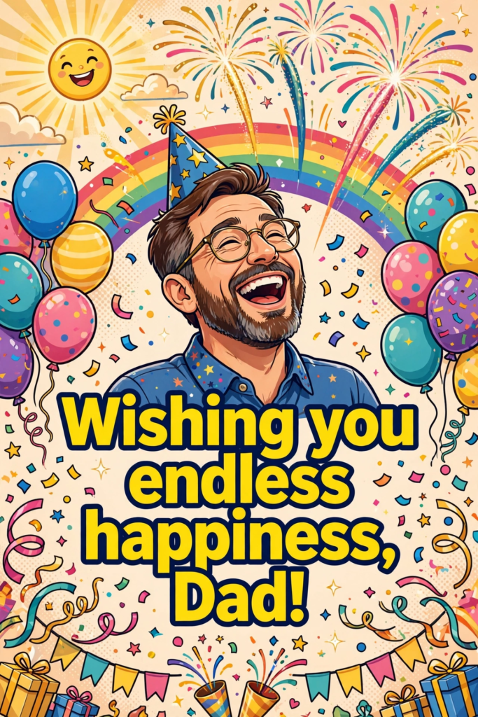 Special Birthday Wishes for Father’s Happiness